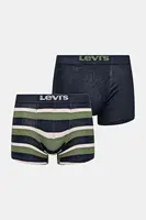 Boxerky Levi's 2-pack tmavomodrá barva, 37149-1110