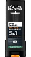 L'ORÉAL PARIS Men Expert Pure Carbon Total Clean 5v1 Sprchový gel 400 ml