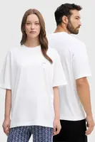 Bavlněné tričko Lacoste bílá barva, TH7744