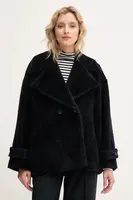 Vlněný kabát Marella tmavomodrá barva, 2523086091200