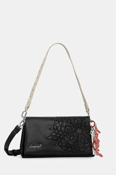Kabelka Desigual SIERRA NARON MEDIUM F černá barva, 25WAXPBD