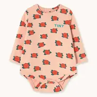 Bavlněné kojenecké body Tinycottons CAMELIAS BODY AW25-202