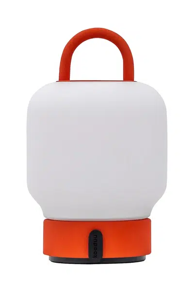 Bezdrátová stolní LED lampa Kooduu Loome 21 x 12 cm oranžová barva