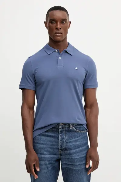 Bavlněné polo tričko United Colors of Benetton