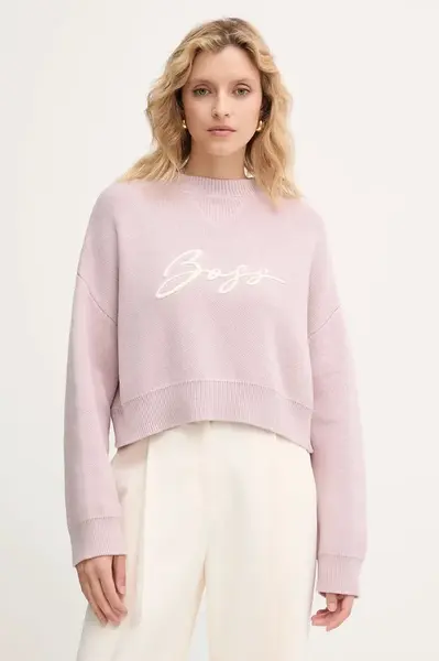 Bavlněný svetr BOSS Orange C_Finevra