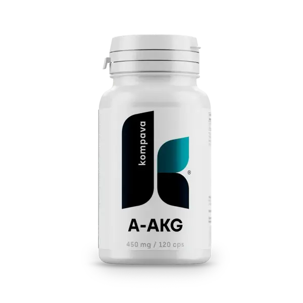 KOMPAVA A-AKG arginin 450 mg / 120 kapslí