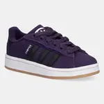 Dětské semišové tenisky adidas Originals CAMPUS 00s fialová barva, JR7422