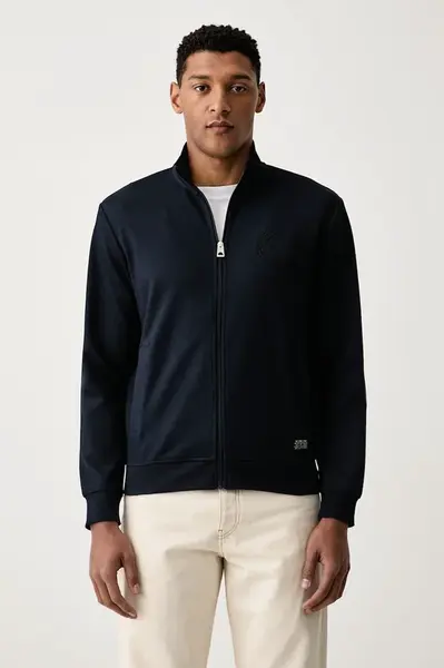 Guess  mikina na zips pánska HARRIS