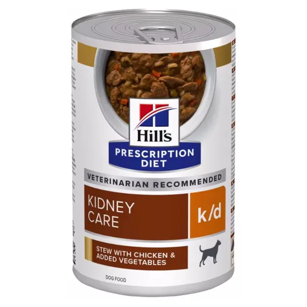 HILL'S Prescription Diet k/d kuře a zelenina konzerva pro psy 354 g