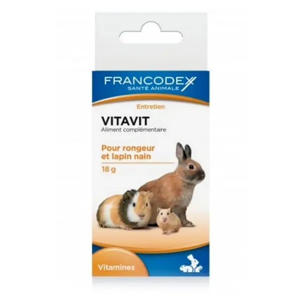 FRANCODEX Vitavit pro hlodavce a králíky 18 g