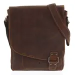 Pánská kožená taška khaki - Greenwood Maroon