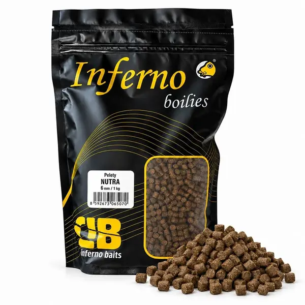 Carp inferno pelety nutra 1 kg - 6 mm