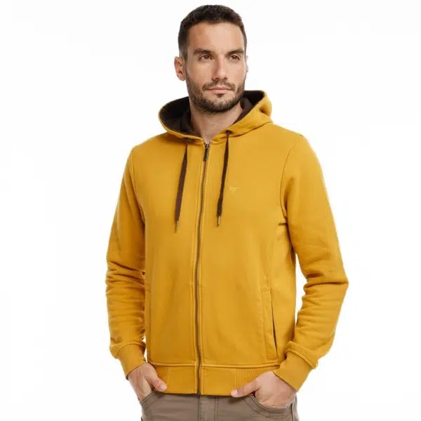 Bushman Pánská mikina Lynn, žlutá XXXXL