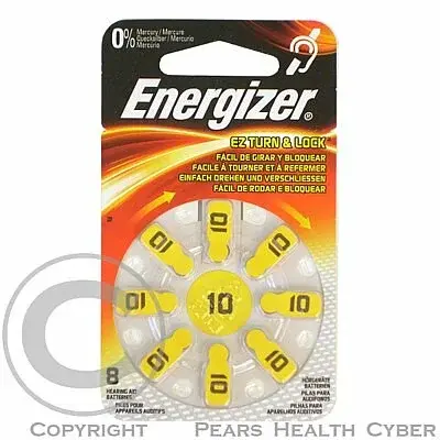Baterie do naslouchadel ENERGIZER 10 DP 8ks