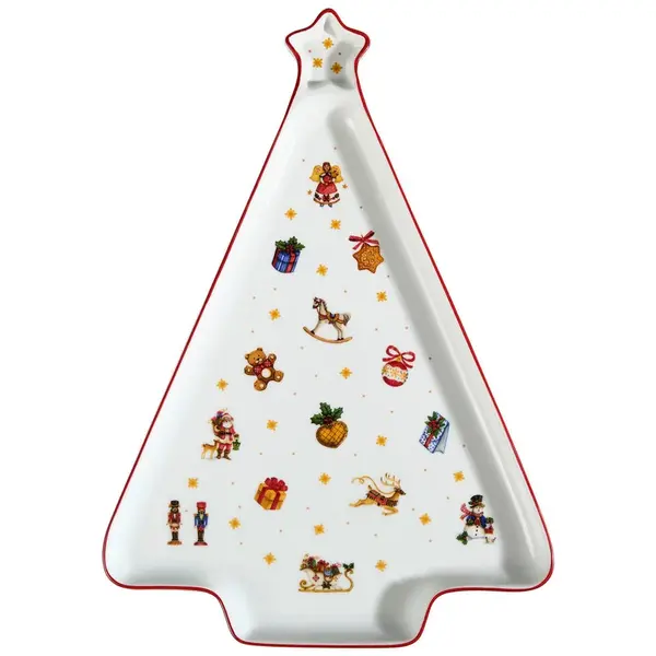 X-Mas SERVÍROVACÍ PODNOS, keramika, 36/25,3/2,1 cm