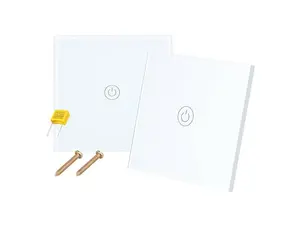 Vypínač skleněný LTC M178 jednotlačítkový sada