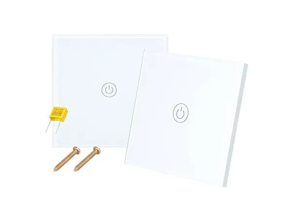 Vypínač skleněný LTC M178 jednotlačítkový sada