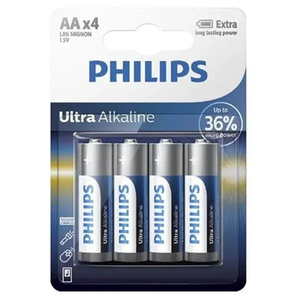 PHILIPS LR6E4B/10 tužkové baterie 4 kusy