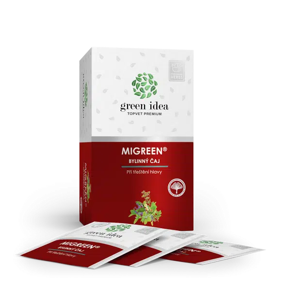 GREEN IDEA Migreen Bylinný čaj 20 x 1.5 g