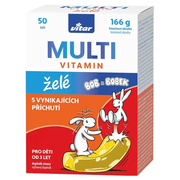 VITAR Kids multivitamin želé 50 kusů