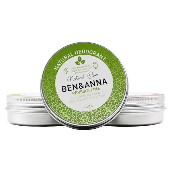 BEN&ANNA Tuhý deodorant v kelímku Perská limetka 45 g