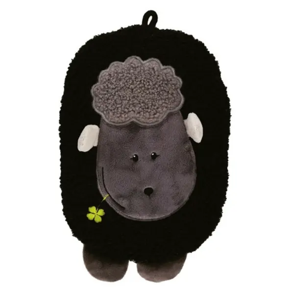 HUGO FROSCH Eco junior comfort dětský termofor s motivem ovečky černá 0,8 l