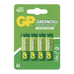 Baterie AA (R6) Zn-Cl GP Greencell 4ks / blistr