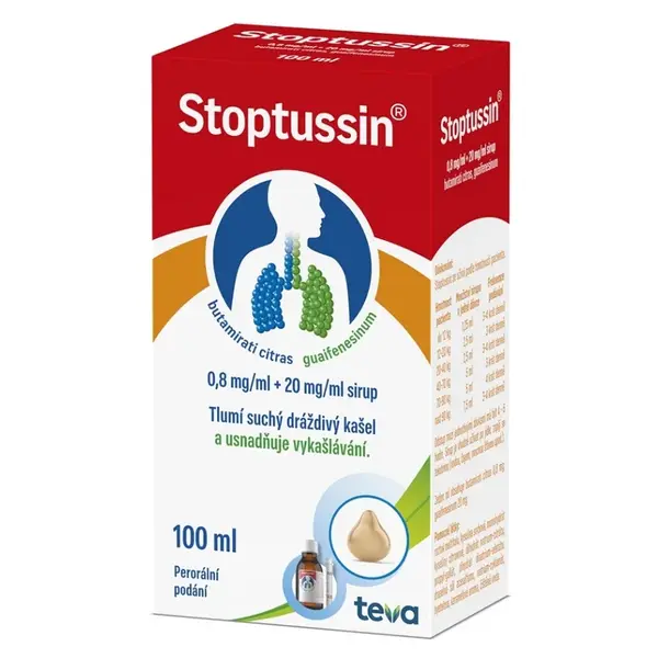 STOPTUSSIN Sirup s dávkovací pipetou 100 ml