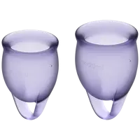 SATISFYER Feel confident lila menstruační kalíšek fialový