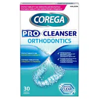 COREGA Pro Cleanser Orthodontics Čistící tablety 30 kusů