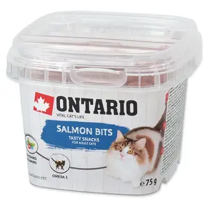 ONTARIO Lososové polštářky pro kočky 75 g