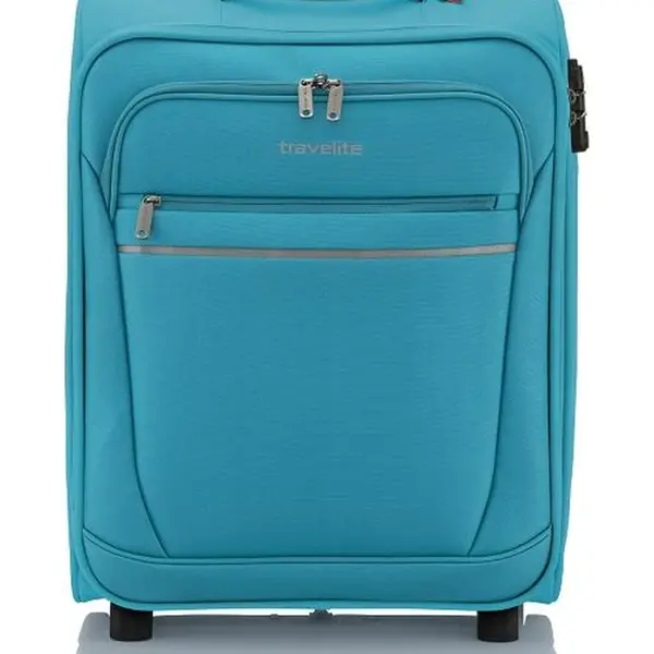 Kufr do letadla 55x40x20 Travelite Cabin 2w S Turquoise