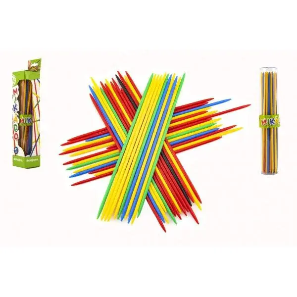 Mikádo spoločenská hra 41ks plast 24,5 cm v plastovom puzdre