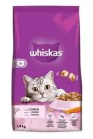 Whiskas Dry s lososem 1,4kg