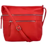 Praktická dámská koženková crossbody Andrea, červená
