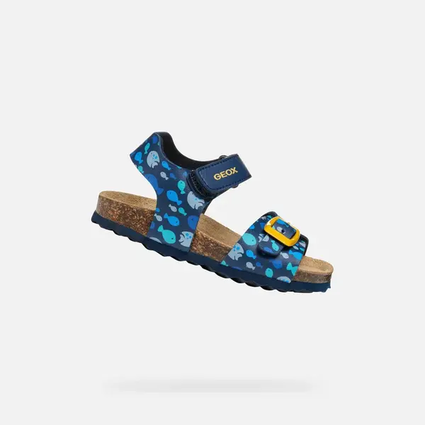 Dark blue boys' sandals Geox Chalki - Boys