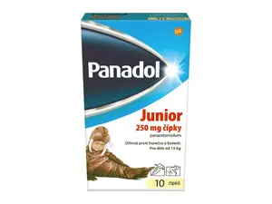 Panadol Junior 250mg čípky 10 ks
