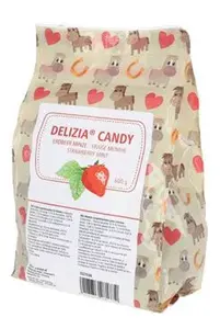 Pochoutka pro koně Delizia Candy, jahoda-máta 600g