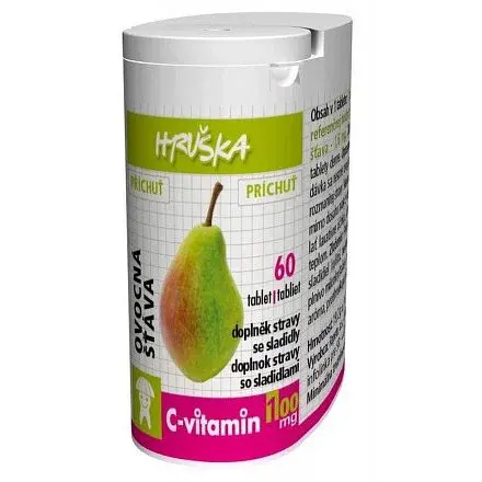 C-vitamin 100mg Hruška Se Sukralózou 60 tablet