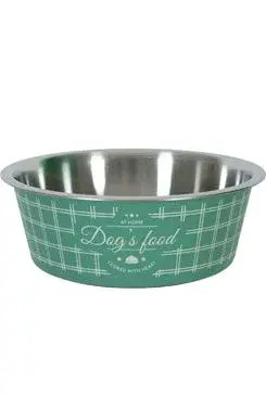 Miska nerez pes Food Dog 1,7l zelená Zolux