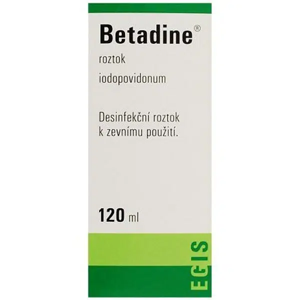 Betadine 100mg/ml kožní roztok 120ml