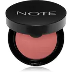Note Cosmetique Luminous Silk pudrová tvářenka 06 Sandy Pink 5,5 g
