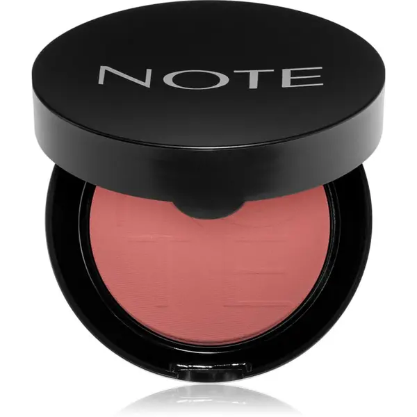 Note Cosmetique Luminous Silk pudrová tvářenka 06 Sandy Pink 5,5 g