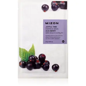 Mizon Joyful Time Acai Berry plátýnková maska pro rozjasnění a vitalitu pleti 23 g