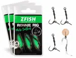 Zfish návazec ronnie rig 3 ks - velikost háčku 8