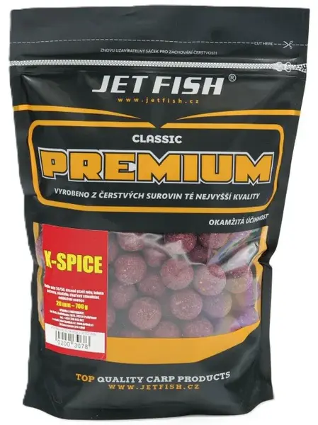 Jet fish boilie premium clasicc 700 g 20 mm - x-spice