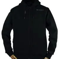 Sticky baits mikina black hood zip - m