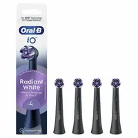 Oral B Náhradní kartáčkové hlavice iO Radiant White Black 4 ks
