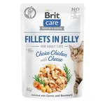 Brit Care Cat Fillets in Jelly Choice Chicken with Cheese 85 g