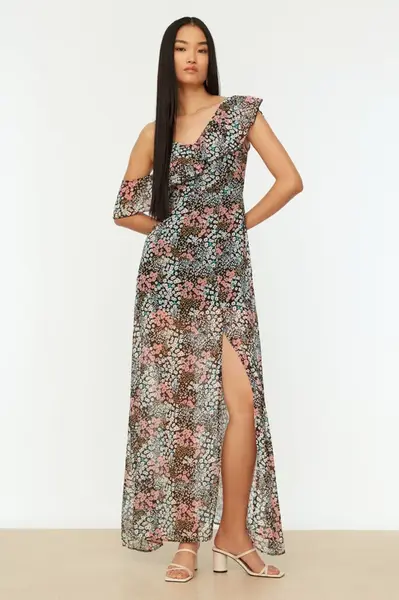 Dámske šaty Trendyol Floral Patterned